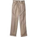 Women's & Misses' Microfiber Flat Front Pants